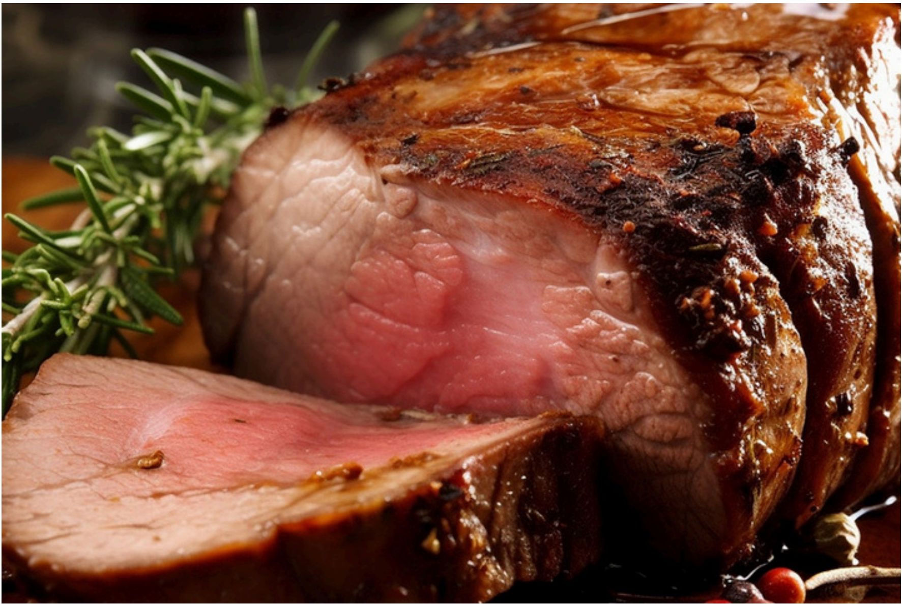 Cooked chuck roast on a platter
