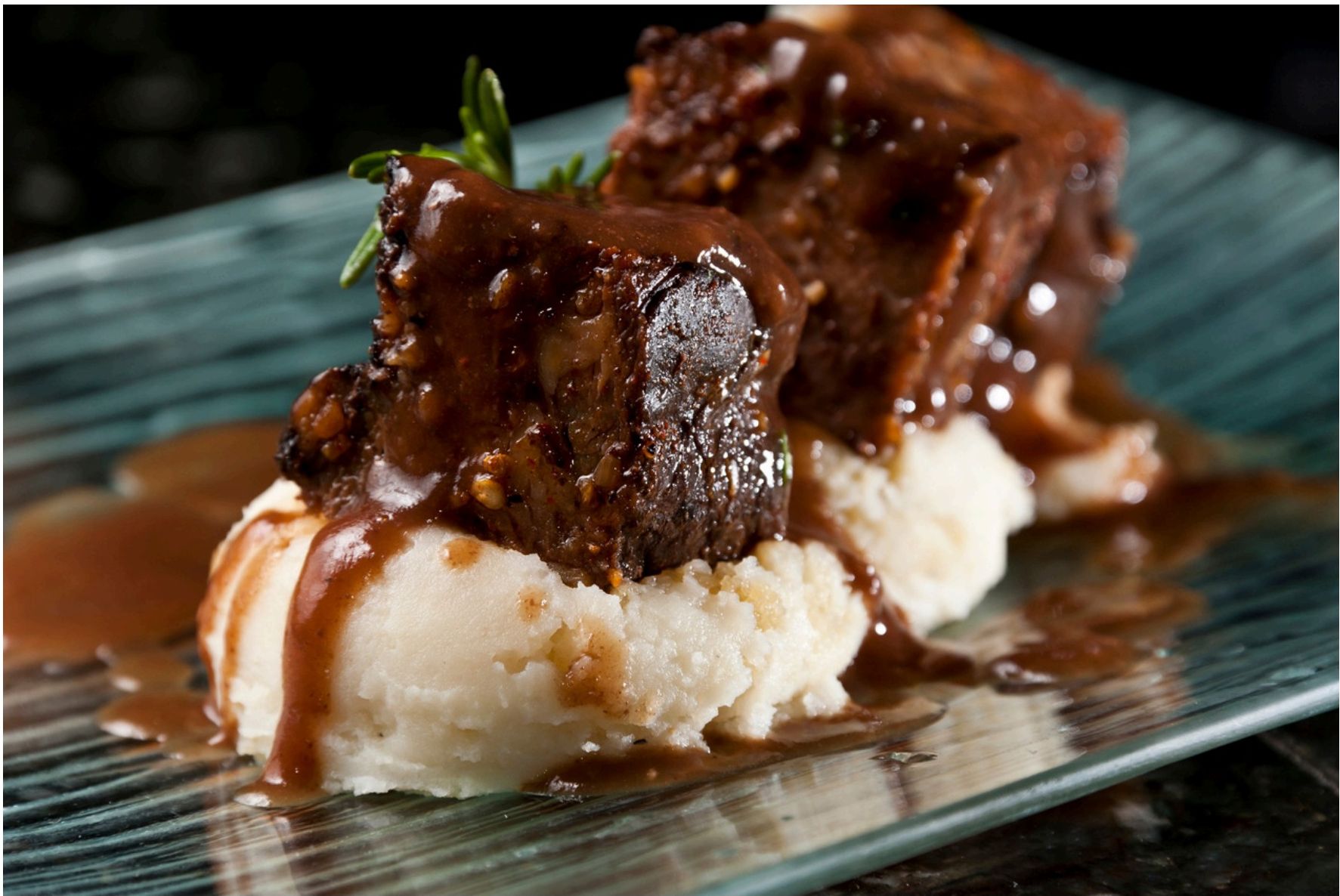 Short rib dish on a plate